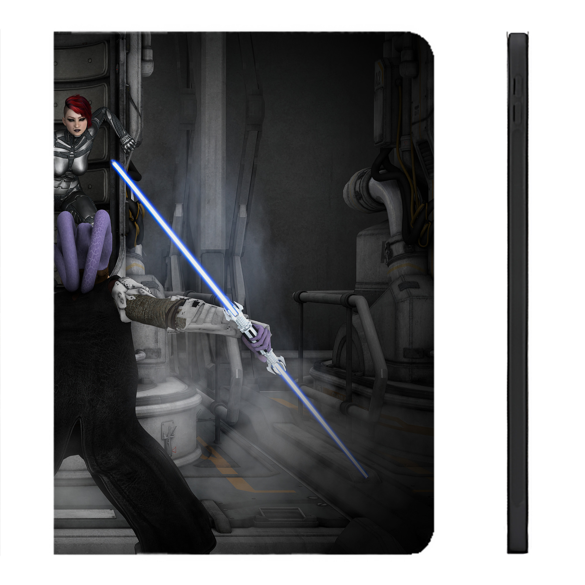 （画像用） スター・ウォーズ Star Wars IPadケース ペンホルダー付き ブックスタイルデザイン